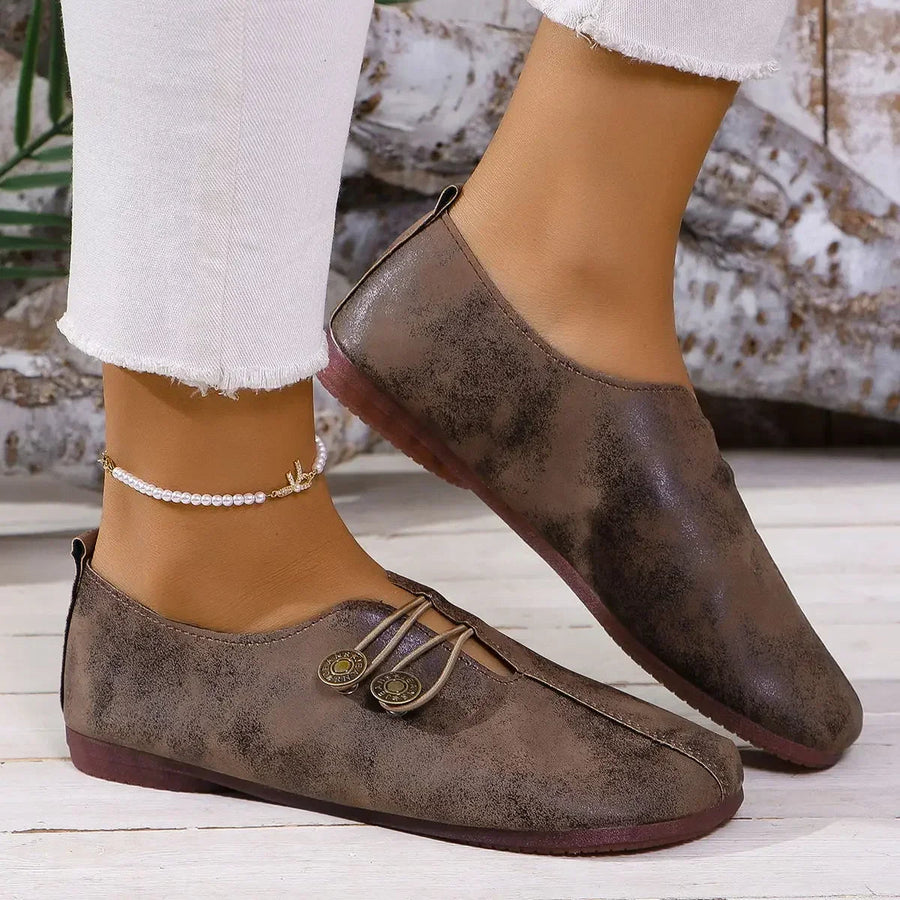 Classic Suede Slip-On - Loafers CAAYWORLD WOMEN