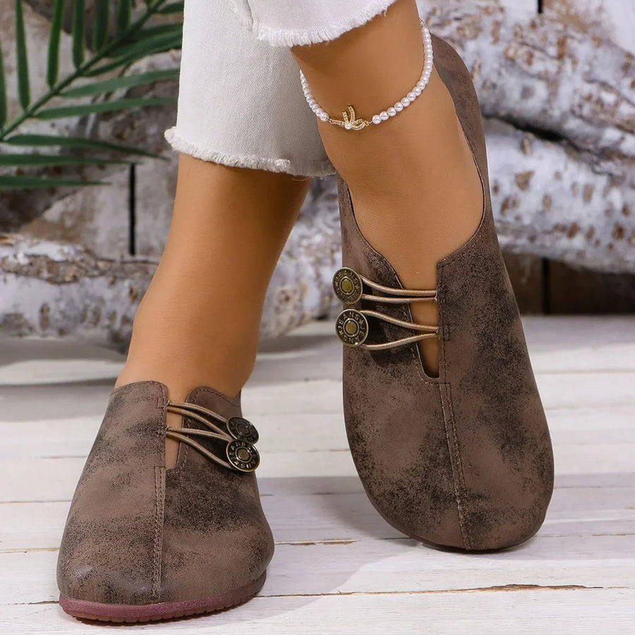 Classic Suede Slip-On - Loafers CAAYWORLD WOMEN