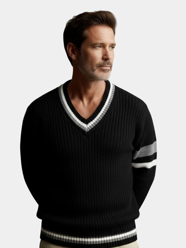 Classic V-Neck Sweater - CAAYWORLD CAAYWORLD