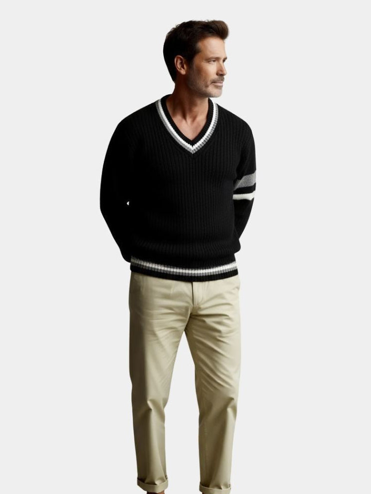 Classic V-Neck Sweater - CAAYWORLD CAAYWORLD