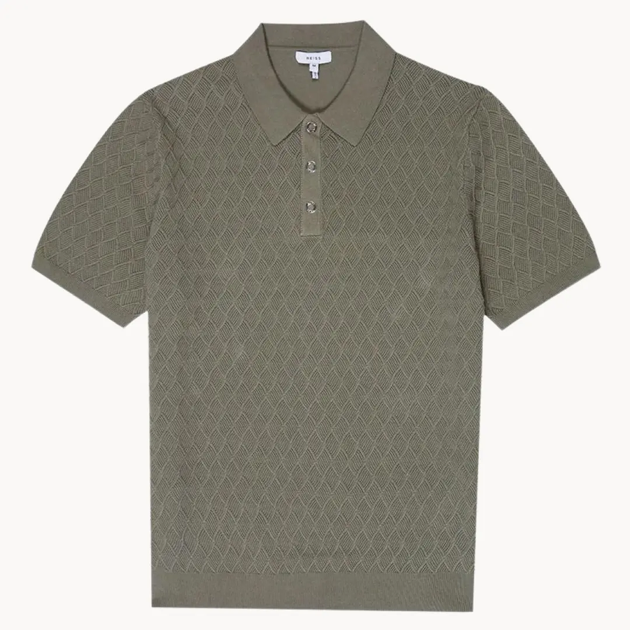 Collared Knit Polo - T-Shirt CAAYWORLD