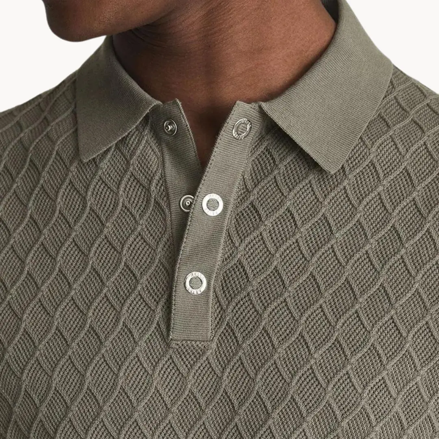 Collared Knit Polo - T-Shirt CAAYWORLD