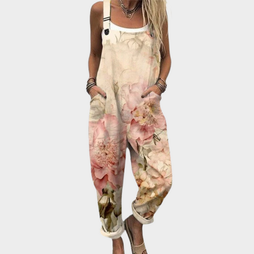 Mabel - Comfortable Printed Overalls