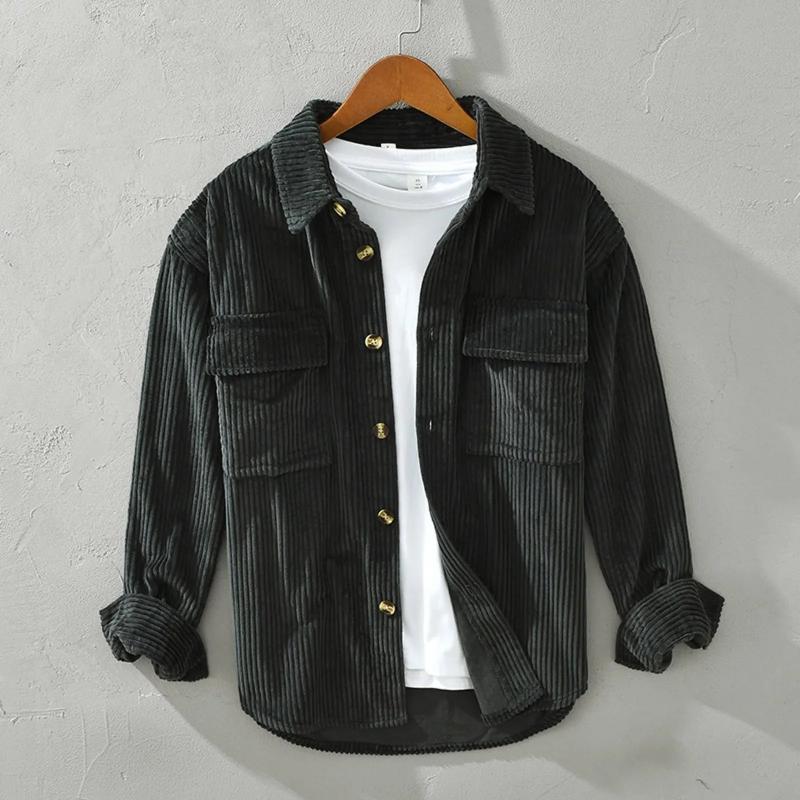 Corduroy Button-Up - Shirt CAAYWORLD MEN