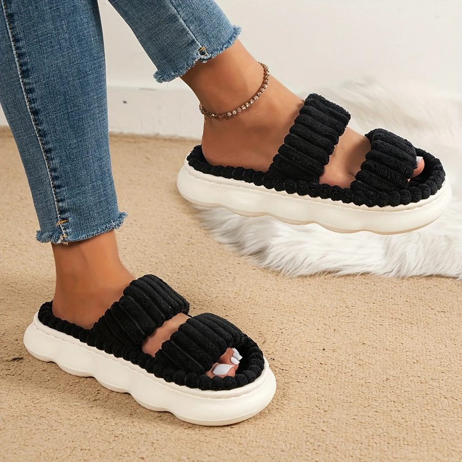 Corduroy Slip-On - Slippers CAAYWORLD