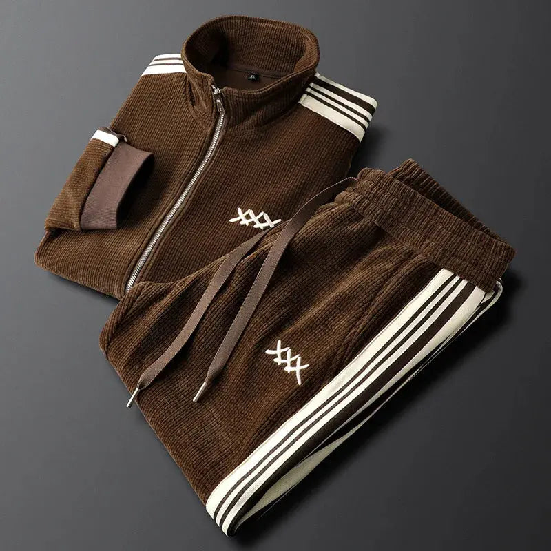 Corduroy Two-Piece - Tracksuit Set CAAYWORLD