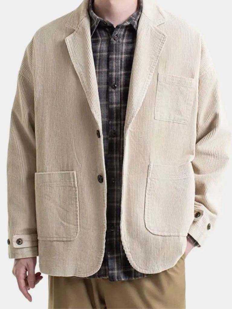 Corduroy Winter Blazer - CAAYWORLD CAAYWORLD