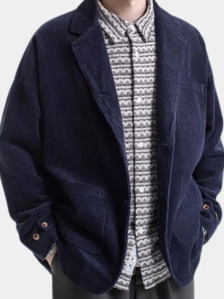 Corduroy Winter Blazer - CAAYWORLD CAAYWORLD