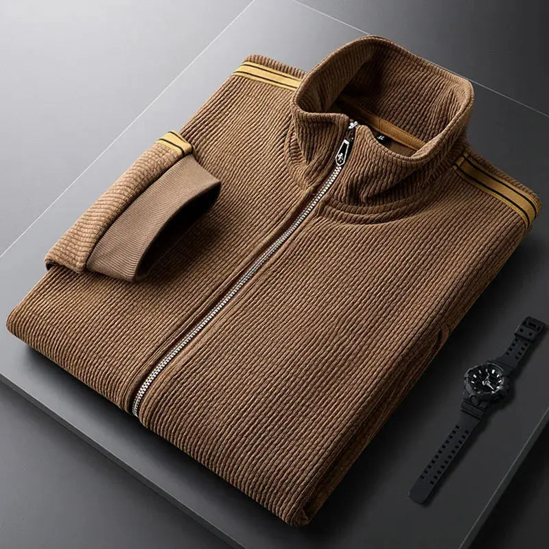 Corduroy Zip-Front - Tracksuit Set CAAYWORLD