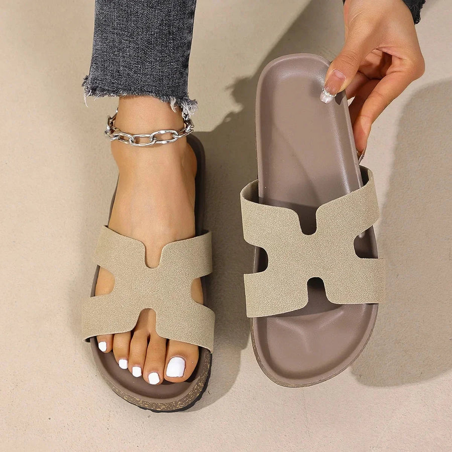 Cork Slip-On - Slides CAAYWORLD WOMEN