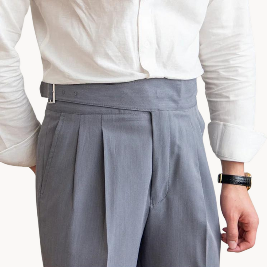 Costa Pleated Gurkha - Trouser CAAYWORLD MEN