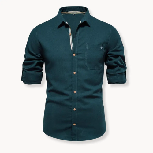 Cotton Button-Down - Shirt CAAYWORLD