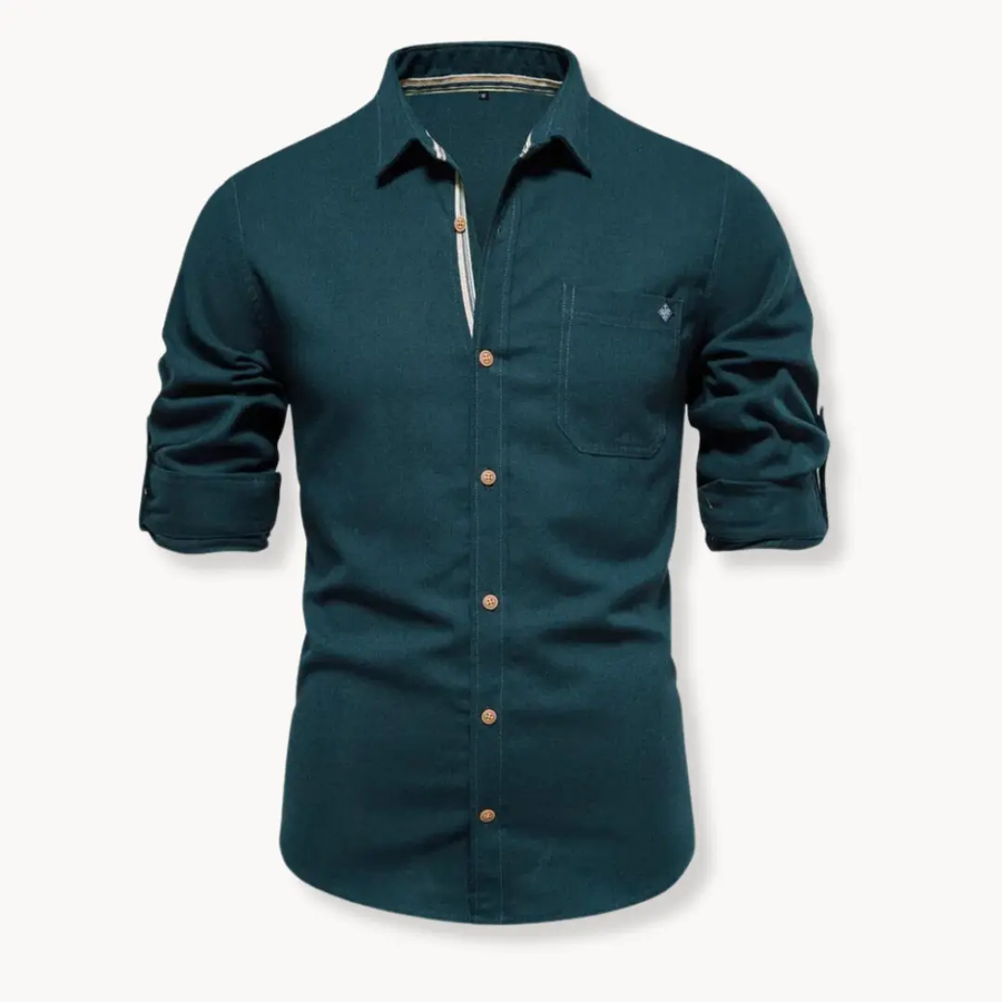 Cotton Button-Down - Shirt CAAYWORLD