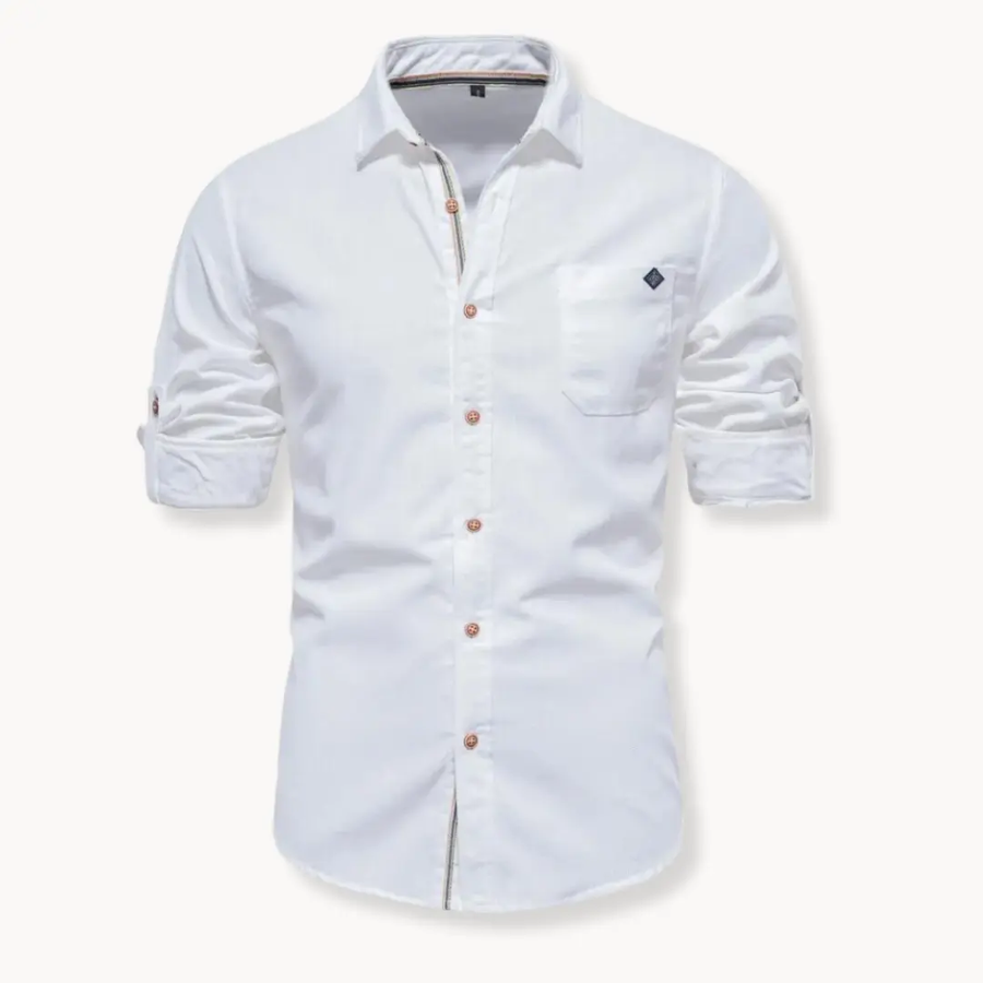 Cotton Button-Down - Shirt CAAYWORLD