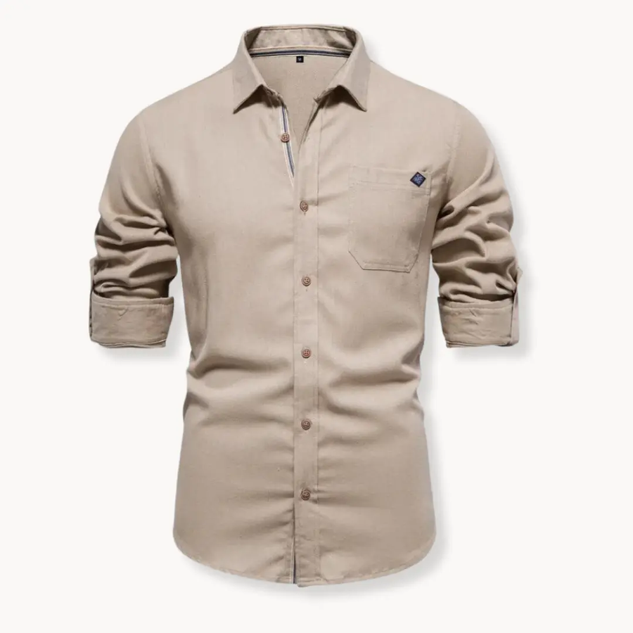 Cotton Button-Down - Shirt CAAYWORLD