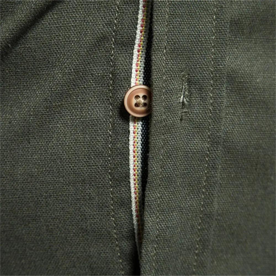 Cotton Button-Down - Shirt CAAYWORLD