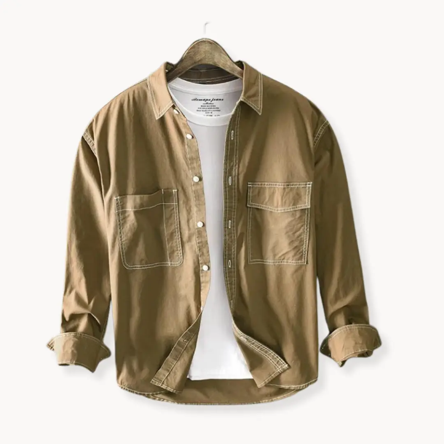 Cotton Button Front - Shirt CAAYWORLD