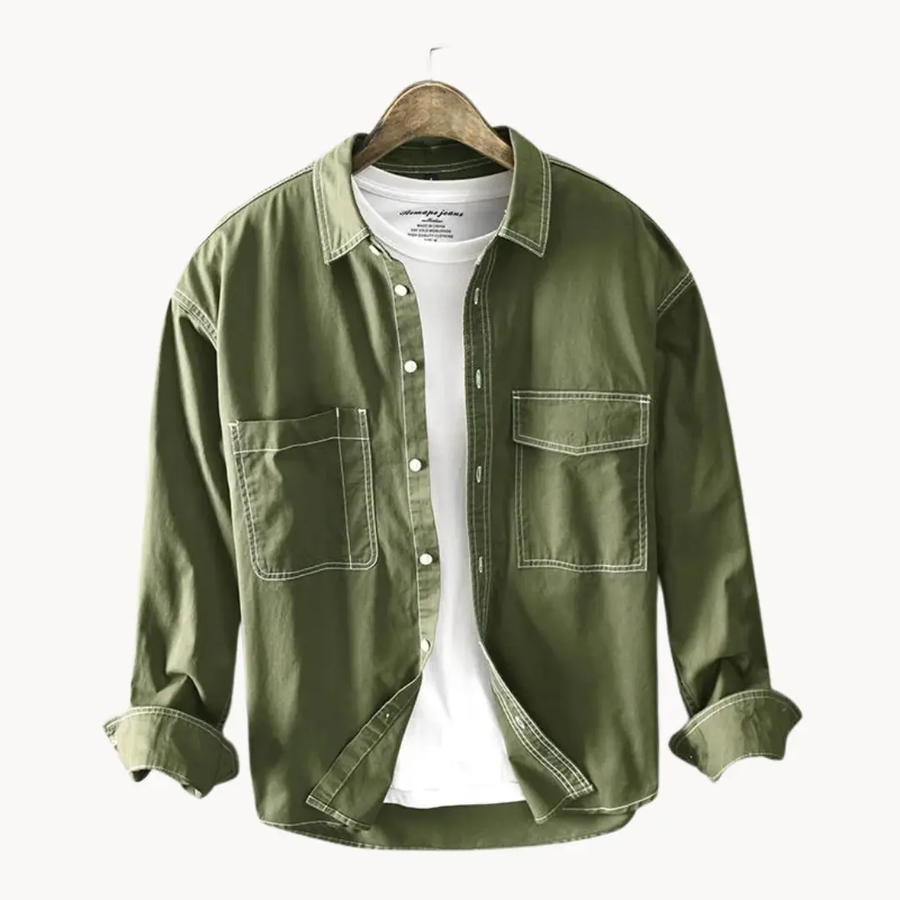 Cotton Button Front - Shirt CAAYWORLD