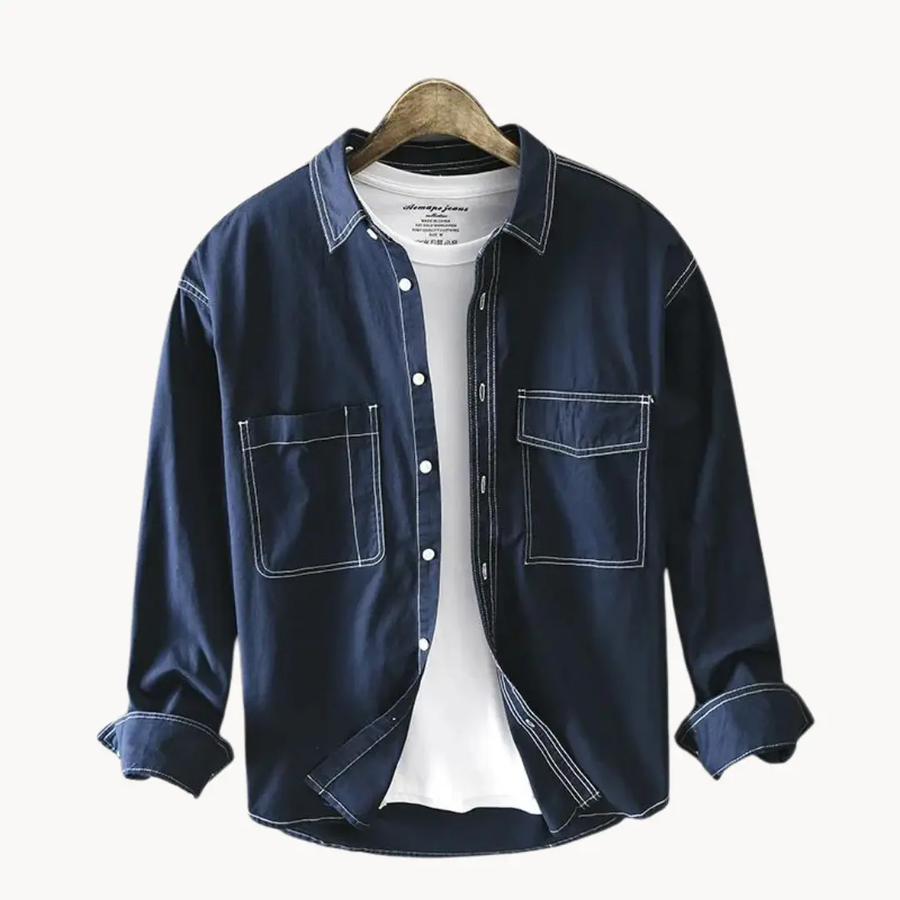 Cotton Button Front - Shirt CAAYWORLD