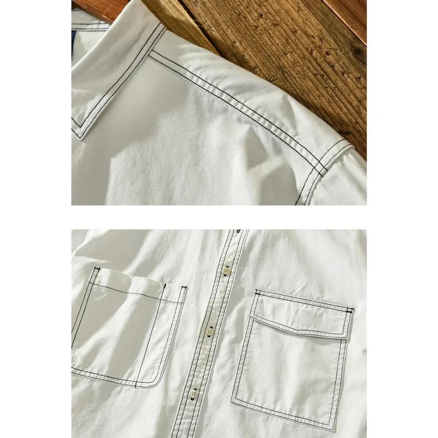 Cotton Button Front - Shirt CAAYWORLD