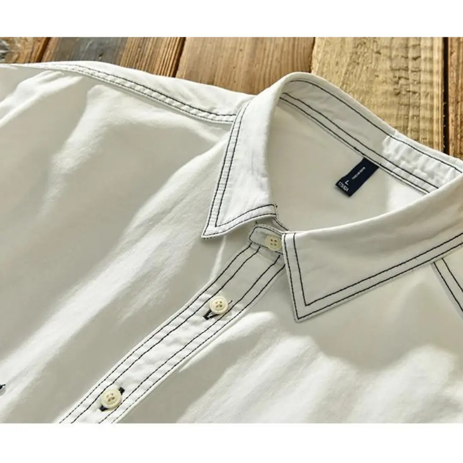Cotton Button Front - Shirt CAAYWORLD