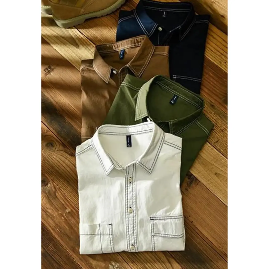 Cotton Button Front - Shirt CAAYWORLD