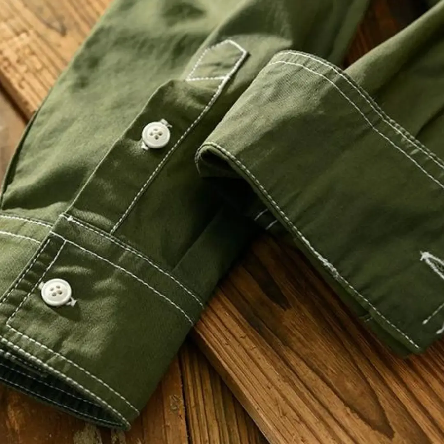 Cotton Button Front - Shirt CAAYWORLD