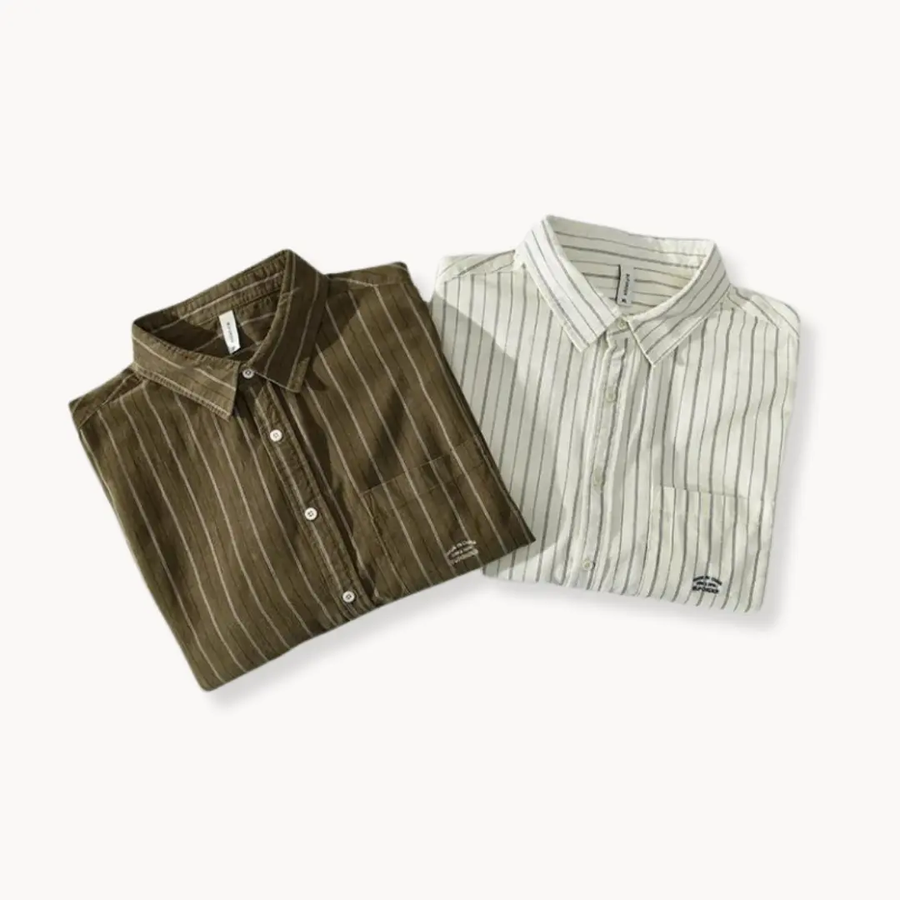 Cotton Button-Up - Shirt CAAYWORLD