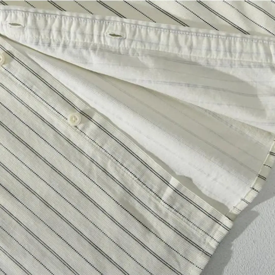 Cotton Button-Up - Shirt CAAYWORLD