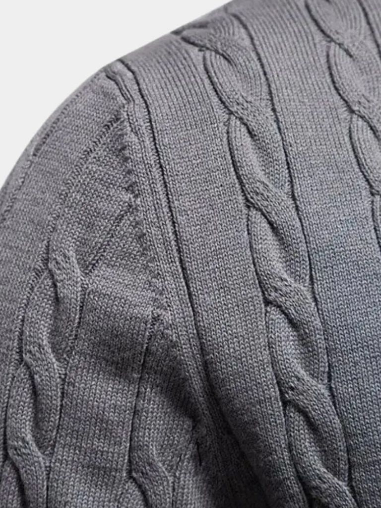 Cotton  Crew Neck Pullover Sweater - CAAYWORLD CAAYWORLD