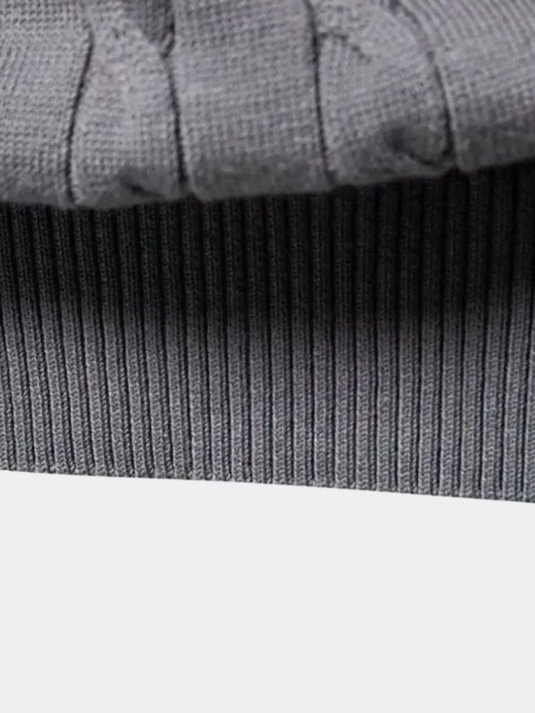 Cotton  Crew Neck Pullover Sweater - CAAYWORLD CAAYWORLD