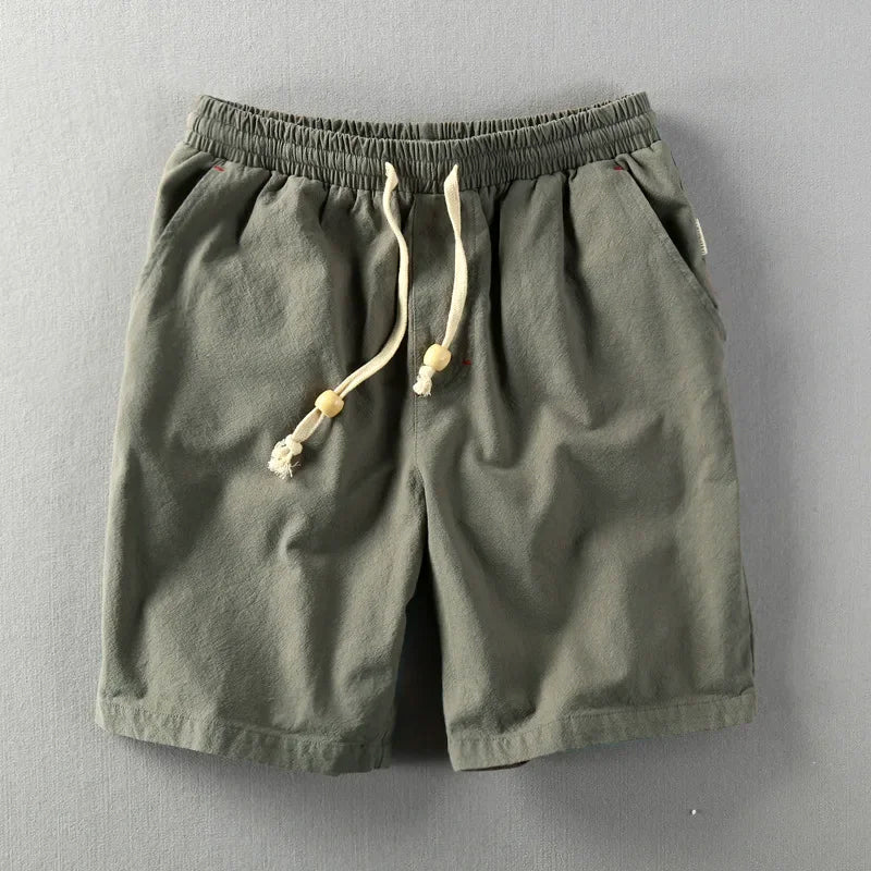 Cotton Drawstring Relaxed Fit - Shorts CAAYWORLD MEN