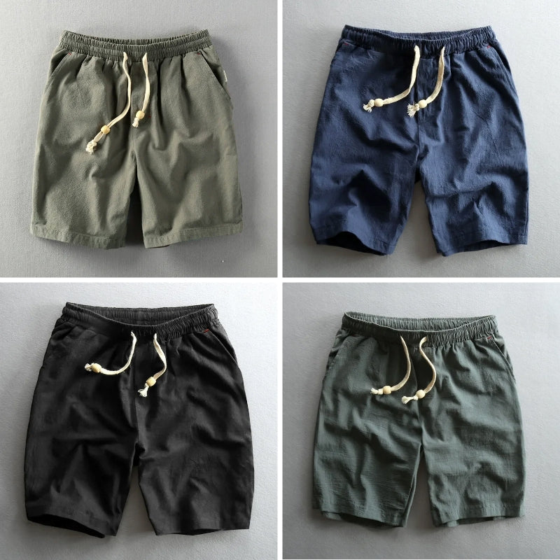 Cotton Drawstring Relaxed Fit - Shorts CAAYWORLD MEN