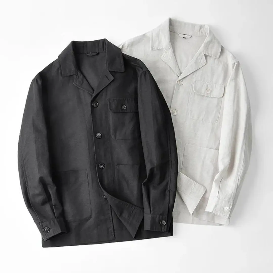 Cotton-Linen Blend - Jacket CAAYWORLD
