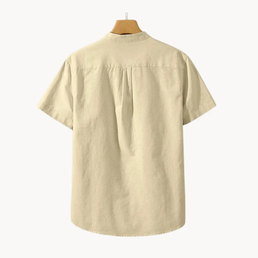 Cotton-Linen Blend - Polo Shirt CAAYWORLD