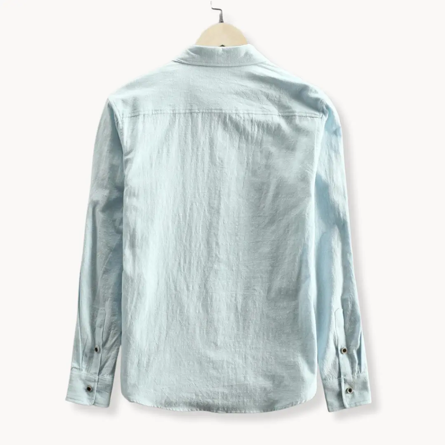 Cotton Linen Button-Up - Shirt CAAYWORLD