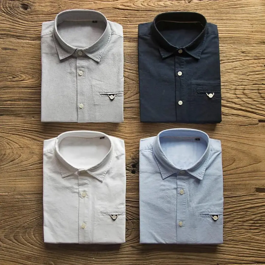 Cotton Oxford Patch - Shirt CAAYWORLD