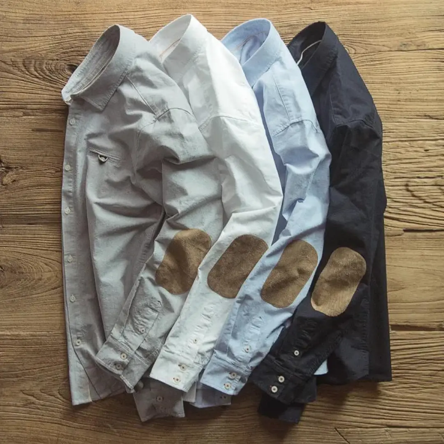 Cotton Oxford Patch - Shirt CAAYWORLD