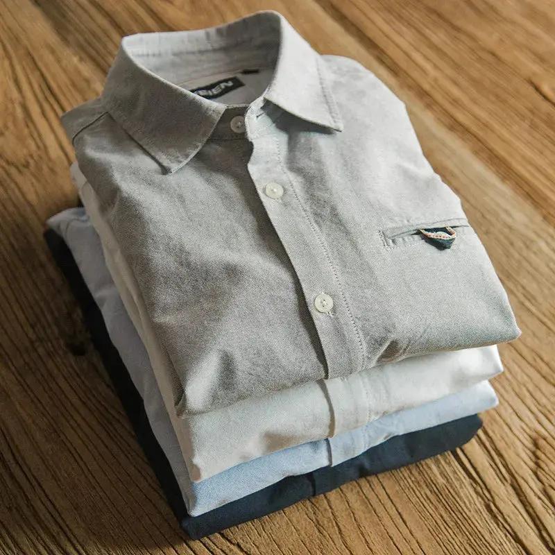 Cotton Oxford Patch - Shirt CAAYWORLD