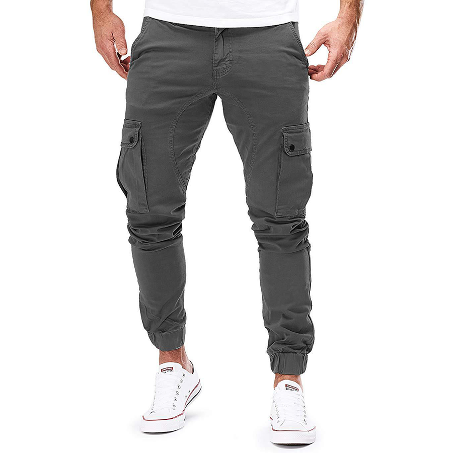 Cotton Relaxed Fit Cargo - Joggers CAAYWORLD MEN