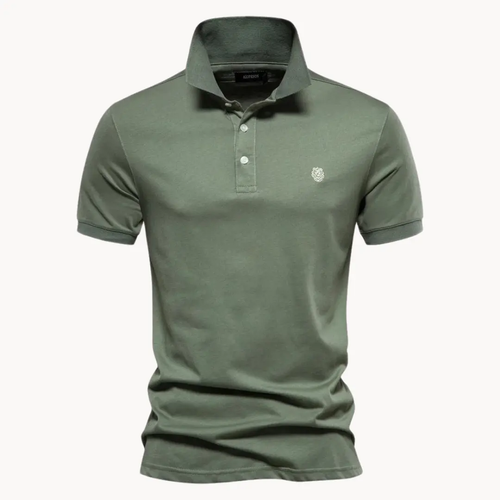 Cotton Troyer Neck - Polo Shirt CAAYWORLD