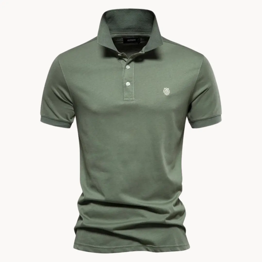 Cotton Troyer Neck - Polo Shirt CAAYWORLD