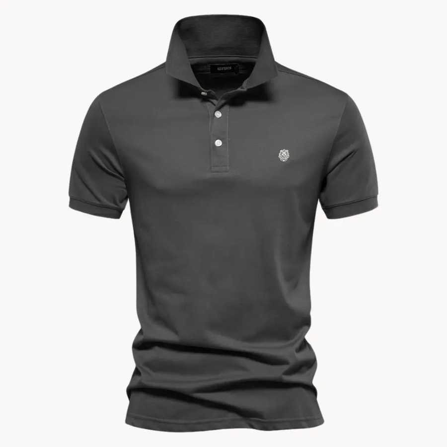 Cotton Troyer Neck - Polo Shirt CAAYWORLD