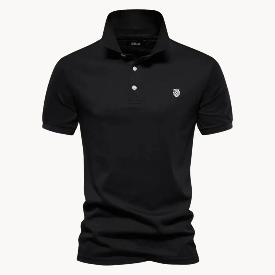 Cotton Troyer Neck - Polo Shirt CAAYWORLD