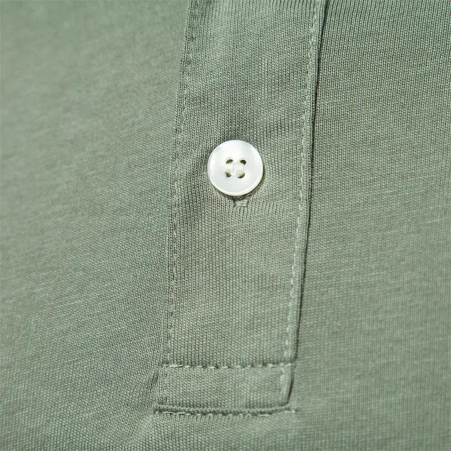 Cotton Troyer Neck - Polo Shirt CAAYWORLD