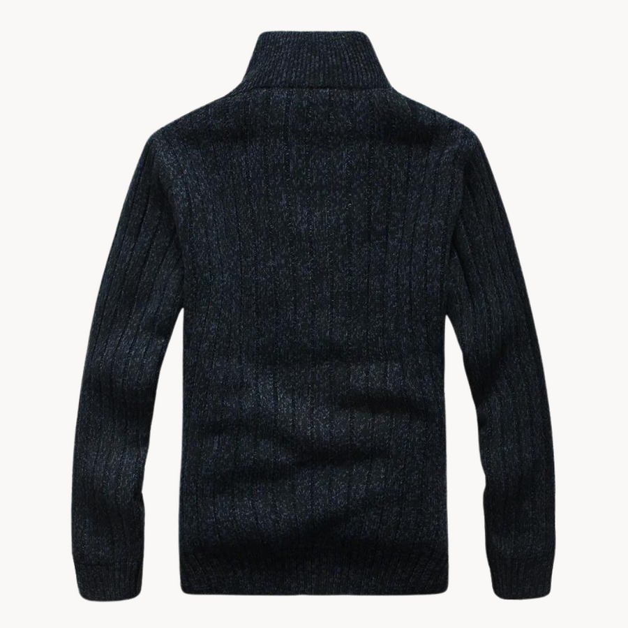 Cozy Knit Zip-Up - Cardigan CAAYWORLD MEN