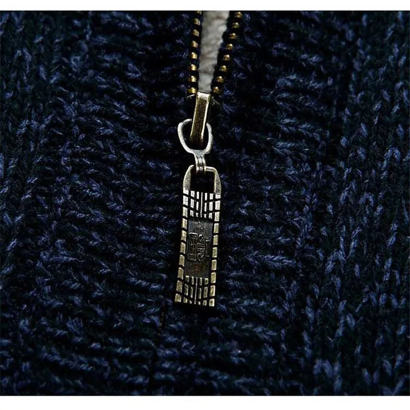 Cozy Knit Zip-Up - Cardigan CAAYWORLD MEN