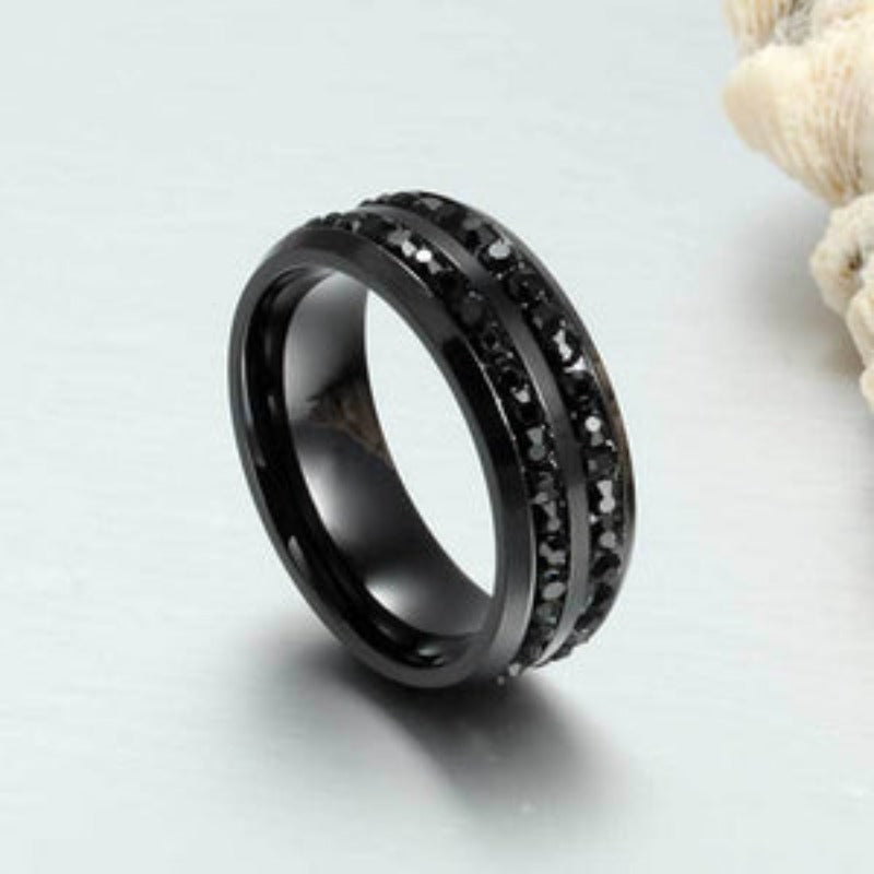 Men's Round Cut Wedding Band in Sterling Silver Shineofdiamond