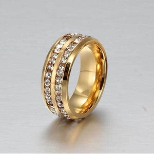 Men's Round Cut Wedding Band in Sterling Silver Shineofdiamond