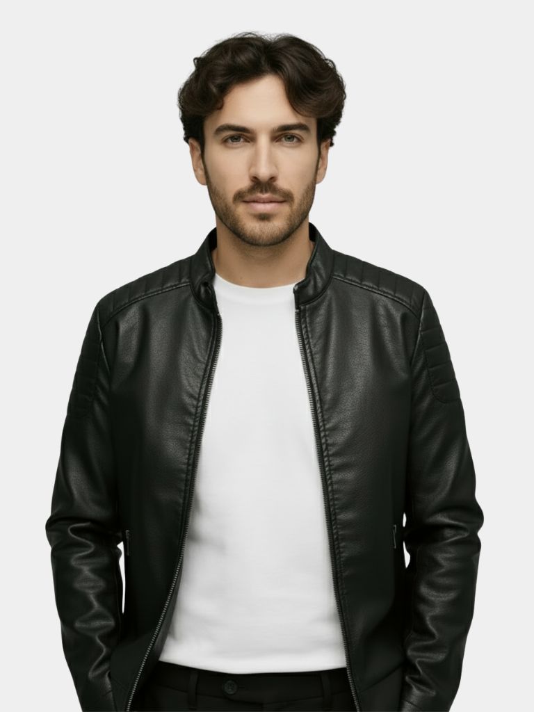 Crusader Leather Jacket – CAAYWORLD CAAYWORLD